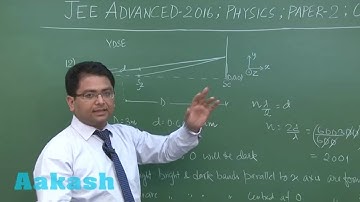 JEE Advanced 2016 Solution Paper-2 Physics [Q. 12-13] By Aakash