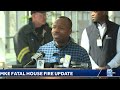 Milwaukee Fire Chief Aaron Lipski gives an update on the South 8th and West Hayes streets fatal t…