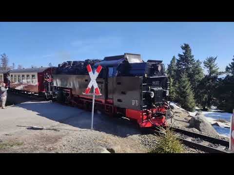 Саксония-Анхальт Германии,горы Гарца март 2022г.Восхождение на вершину горы Brocken.