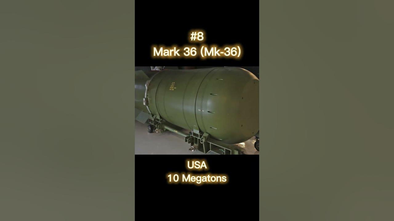 Top 10 Most Powerful Nuclear Bombs in History #nuclear #nuclearwar #nuclearbomb #shorts #short #war