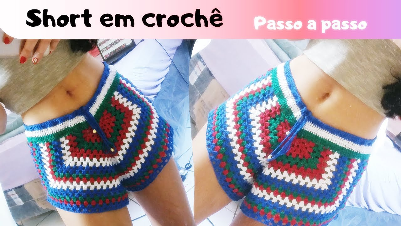 short crochê verão