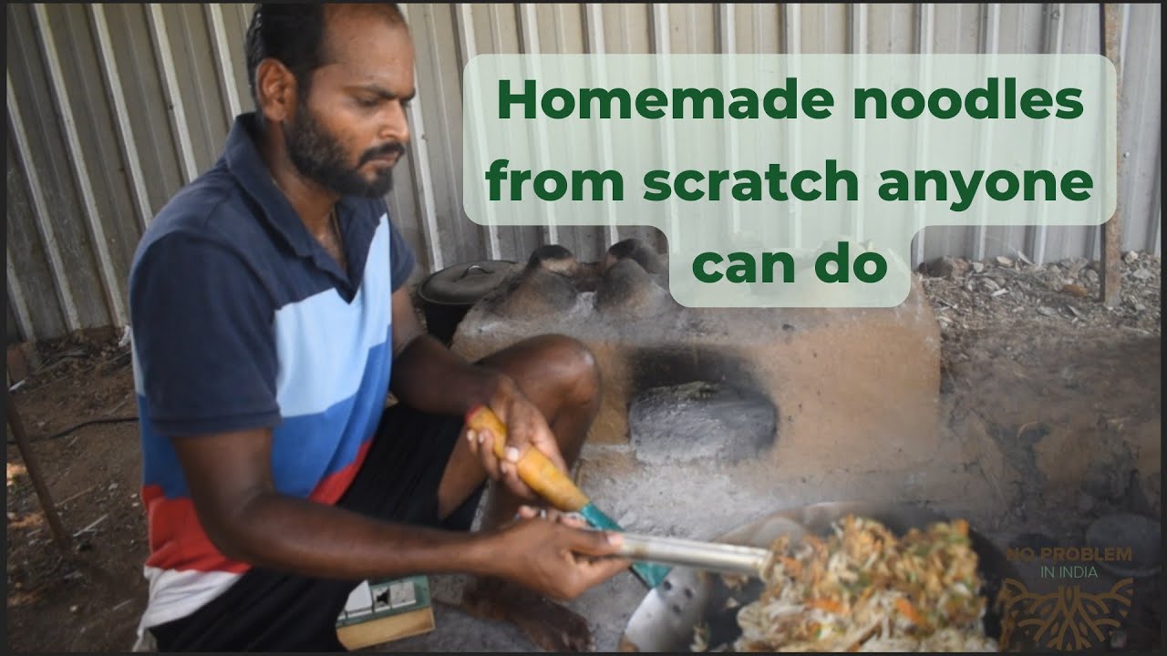 How do we cook homemade noodles from scratch?