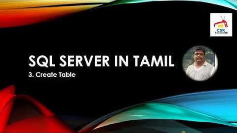 SQL SERVER | PART 3 | CREATE TABLE | SSMS