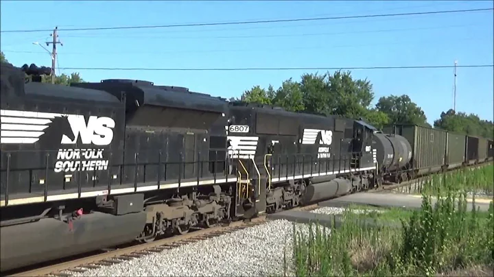 SD70ACe & Triclops Leading NS 191 in Waynesboro, GA 7/14/16