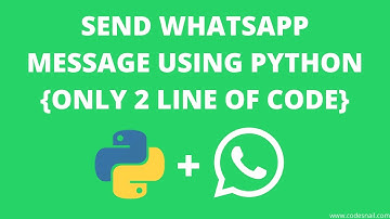 Automate whatsapp messages python with 2 lines of code | pywhatkit