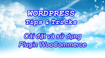 #4 ThuyAnh KulturKanal | Cài đặt và sử dụng plugin WooCommerce | WordPress Tips&Tricks