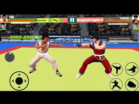 DANDO UMA SURRA NO KARATE FIGHTING ( TAG TEAM KARATE JOGOS DE LUTA : PRO KUNG FU MASTER )