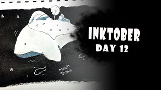 Inktober day 12 Whale