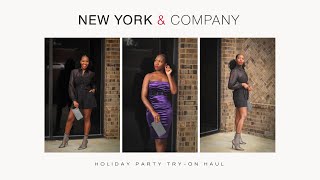 New York & Company Try-On Haul Holiday Party Outfits 2022 I Am Dani Smith