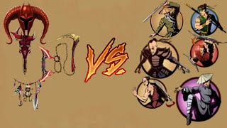 Shadow Fight 2| Death Set Vs Hermit| Android Gameplay