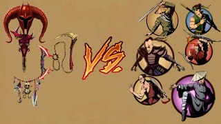 Shadow fight 2| Death set VS HERMIT| Android Gameplay