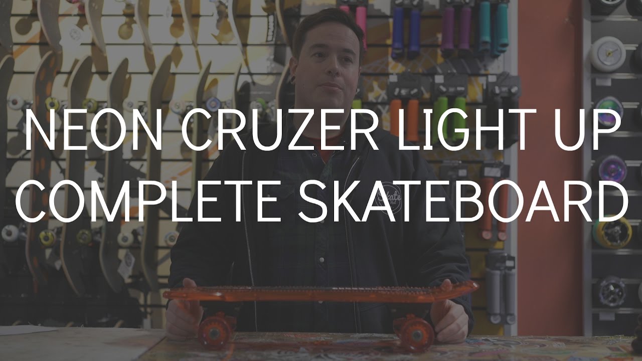 NEON CRUZER LIGHT UP SKATEBOARD at SkateHut