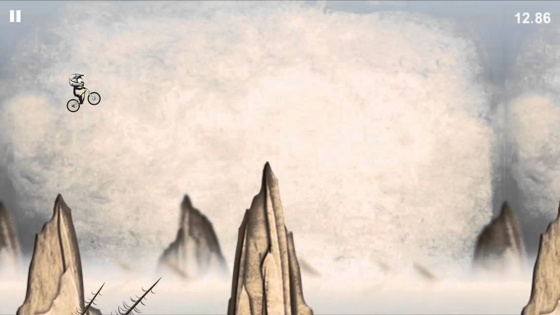 [Stickman Downhill] 100m wheelie