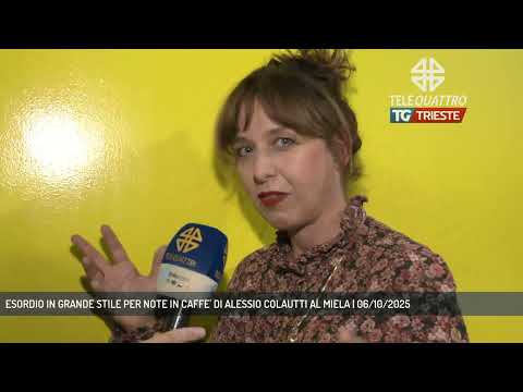 ESORDIO IN GRANDE STILE PER NOTE IN CAFFE' DI ALESSIO COLAUTTI AL MIELA | 06/10/2025