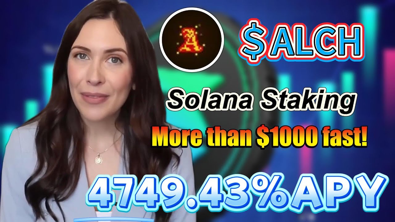 Stake ALCH Now! 4749.43% APY Crypto Farming in 2025's Top ALCH Solana