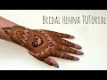 Bridal henna mehndi tutorial  henna art by aroosa