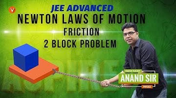 Friction | Two body Problem | Class 11 Physics | IIT JEE Mains and JEE Advanced