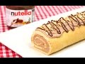 Brazo de Gitano de Nutella | Cake Roll