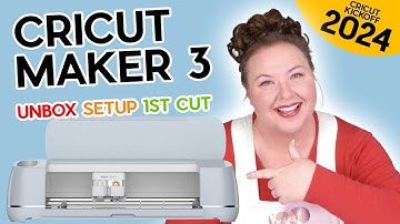 Cricut Maker 3 for Beginners: Unbox, Setup, & First Cut! (CRICUT KICKOFF Day #1)