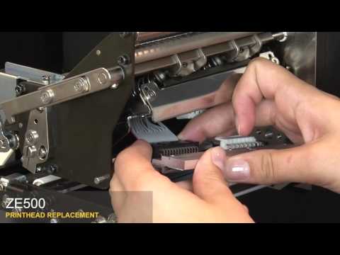 Zebra - ZE500 Print Engine: How-to Replace the Printhead
