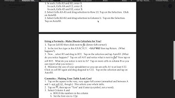 Multiplication Table