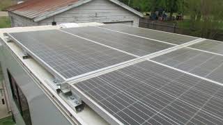 Alcom 7x14 Stealth Cargo trailer (solar panels)