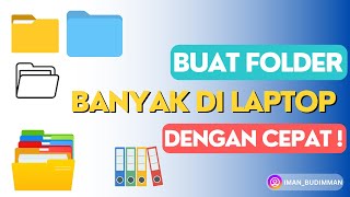 Cara membuat folder nama siswa denan cepat