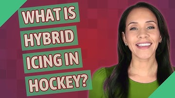 What is hybrid icing in hockey?