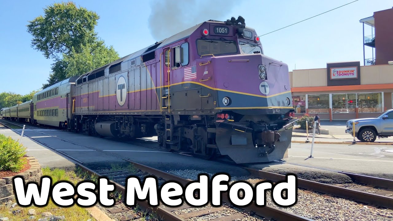 MBTA Commuter Rail Stop at West Medford Station