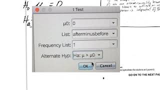 AP Stats Ch 24 BVD Matched Pairs t test 2006B #4 solution