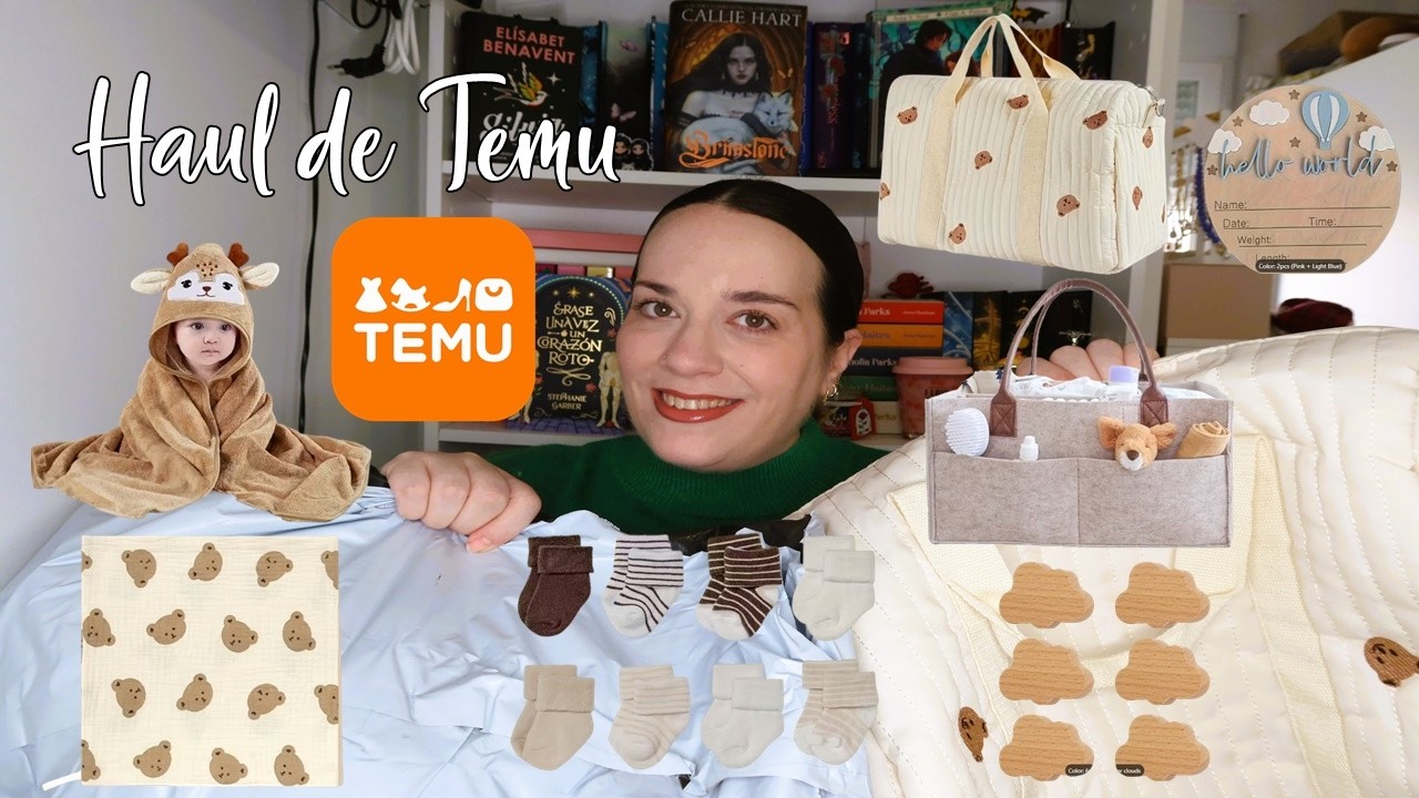 🛍️💙 HAUL TEMU || Todo MUY económico|| LO QUE PEDÍ vs LO QUE RECIBÍ 🤰🏼🧸