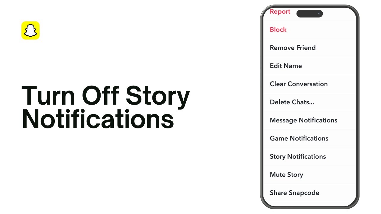 How To Turn Off Snapchat Story Notifications 2024 YouTube