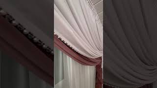 Портьеры с декором в КП Лесное озеро