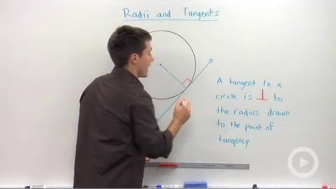 Geometry - Radii to Tangents