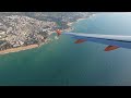Landing at Faro Airport, Algarve, Portugal  - Airbus A319-111 - LTN-FAO