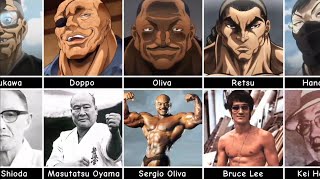 Characters Are Based on Real People | Baki the Grappler (Only anime) Resimi