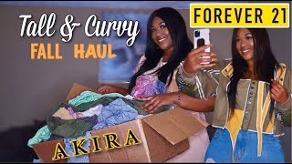 Tall Curvy Fall Haul 2020 Forever 21 Akira Try On