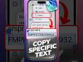 Copy Only Part of a Message on iPhone 🤯 Hidden iOS 26 Trick! #ios26 #iphone #iphonetips