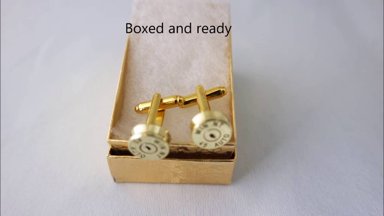 Making Bullet cufflinks with a mini lathe