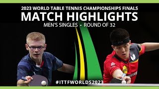 Dang Qiu vs Felix Lebrun | MS R32 | 2023 ITTF World Table Tennis Championships Finals