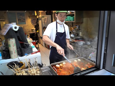 영화배우가 하는 분식집? 떡볶이, 김밥, 쫄면, 순대,튀김,어묵맛집┃길거리음식┃Tteokbokki,Popular snack in Korea┃Korean street food