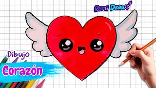 Cómo dibujar un CORAZÓN con ALAS ❤️ | Paso a paso