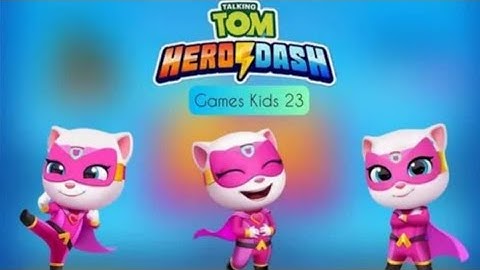 Talking Tom Hero Dash - Angela - 3 x Gameplay Android and IOS