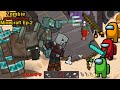 Minecraft Raid vs Among Us Zombie 🛠 Survival Mode - Animation