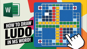☺️☺️||How to draw | Ludo board design in MS word||☺️☺️