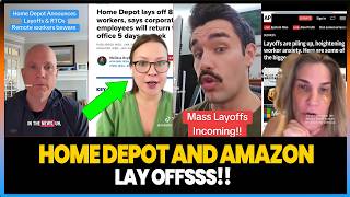 AMAZON, HOME DEPOT and BIG RETAIL are MASS LAYING OFF EMPLOYEES, making AMERICANS BANKRUPT