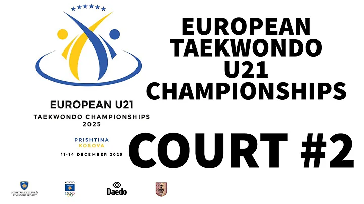 European Taekwondo U21 Championships 2025 - Prishtina, Kosova | Court #2