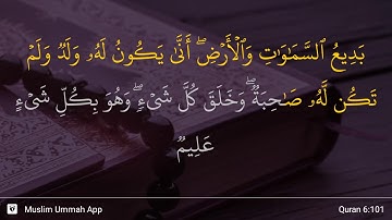 سوره انعام، آیه ۱۰۱