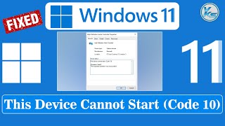 ✅ How To Fix No Audio Error This Device Cannot Start Error Code 10 in Device Manager