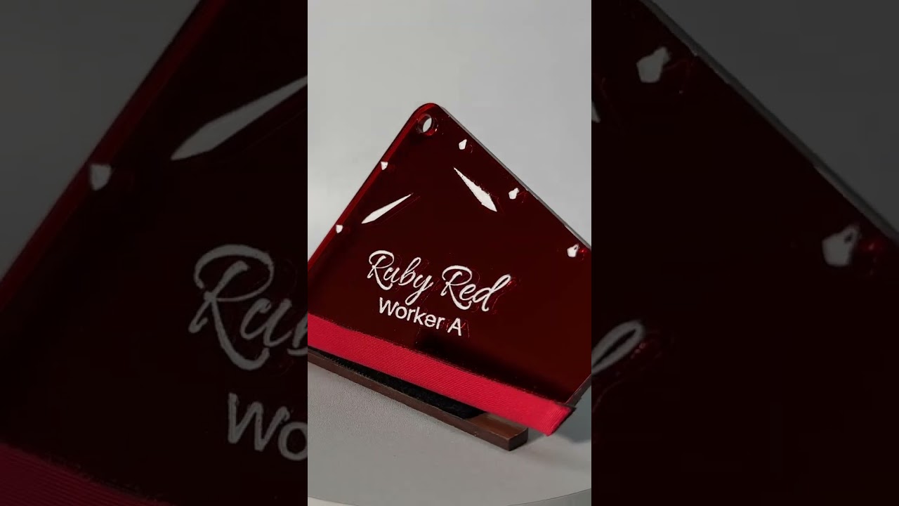 Architectural film Squeegee worker A Ruby Red. Only at RM wraps